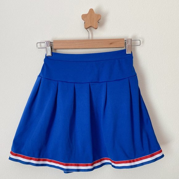 Y2K 90s Sporty Stripe Tennis Skirt - Picture 1 of 3